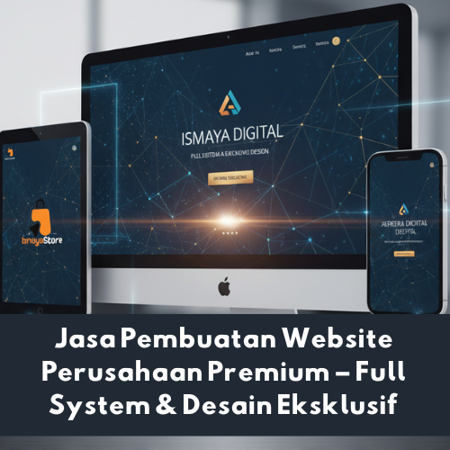 Jasa Pembuatan Website Perusahaan Premium – Full System & Desain Eksklusif